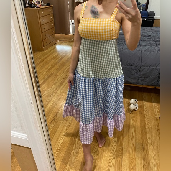 SOLD OUT SOLD Tiered pastel summer maxi Dress Wom - Picture 6 of 17